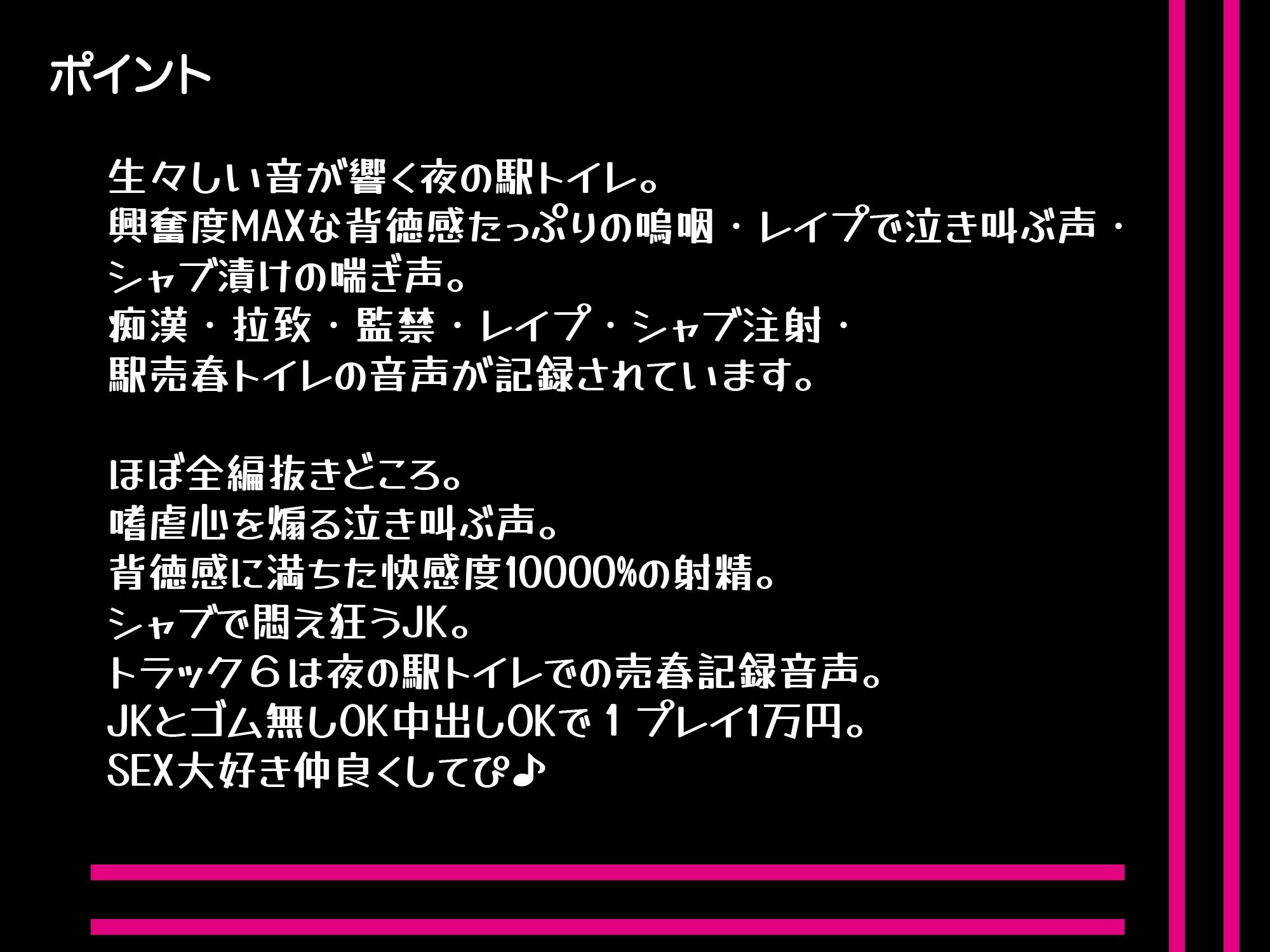 2時間00分20秒-JK拉致レ●プ・痴●・シャブ漬・ハメ撮り・駅売春トイレ