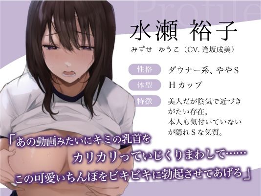 ダウナー美少女クラスメイトの囁き乳首調教〜二人きりの体育倉庫で彼女の奴●に堕とされる〜