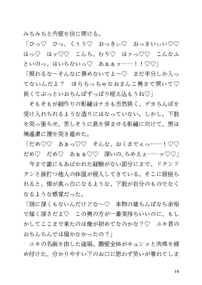 【小説】アイドル性奴●化調教-朔宮影縫の場合-