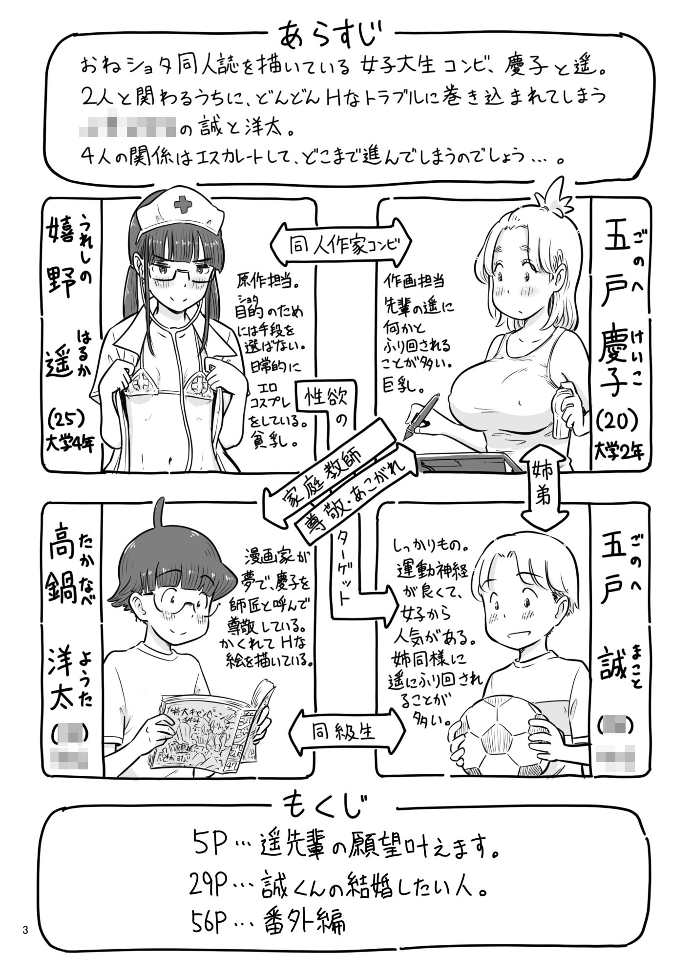 姉ちゃんは、おねショタ同人作家 3