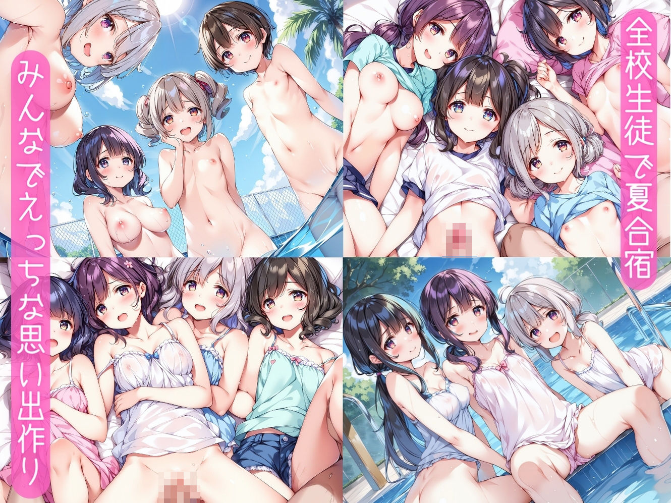 ○たいけ少女たちとえっちな夏合宿