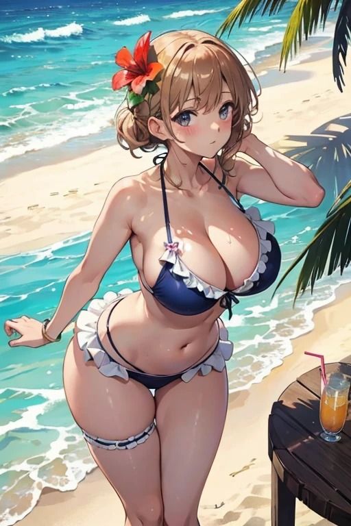 真夏ビーチ催●水着美女写真集2 〜お尻中心CG集編〜