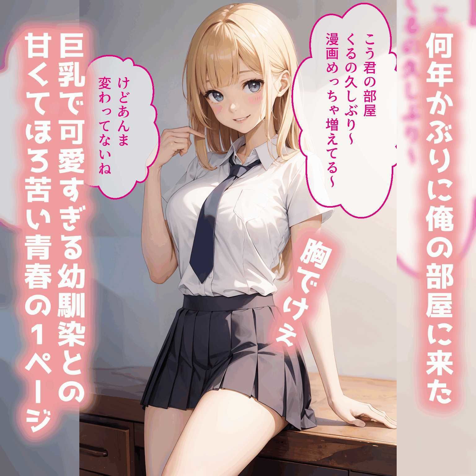 巨乳な幼馴染にリードされてこの後めちゃくちゃセックスした【市原夏帆】