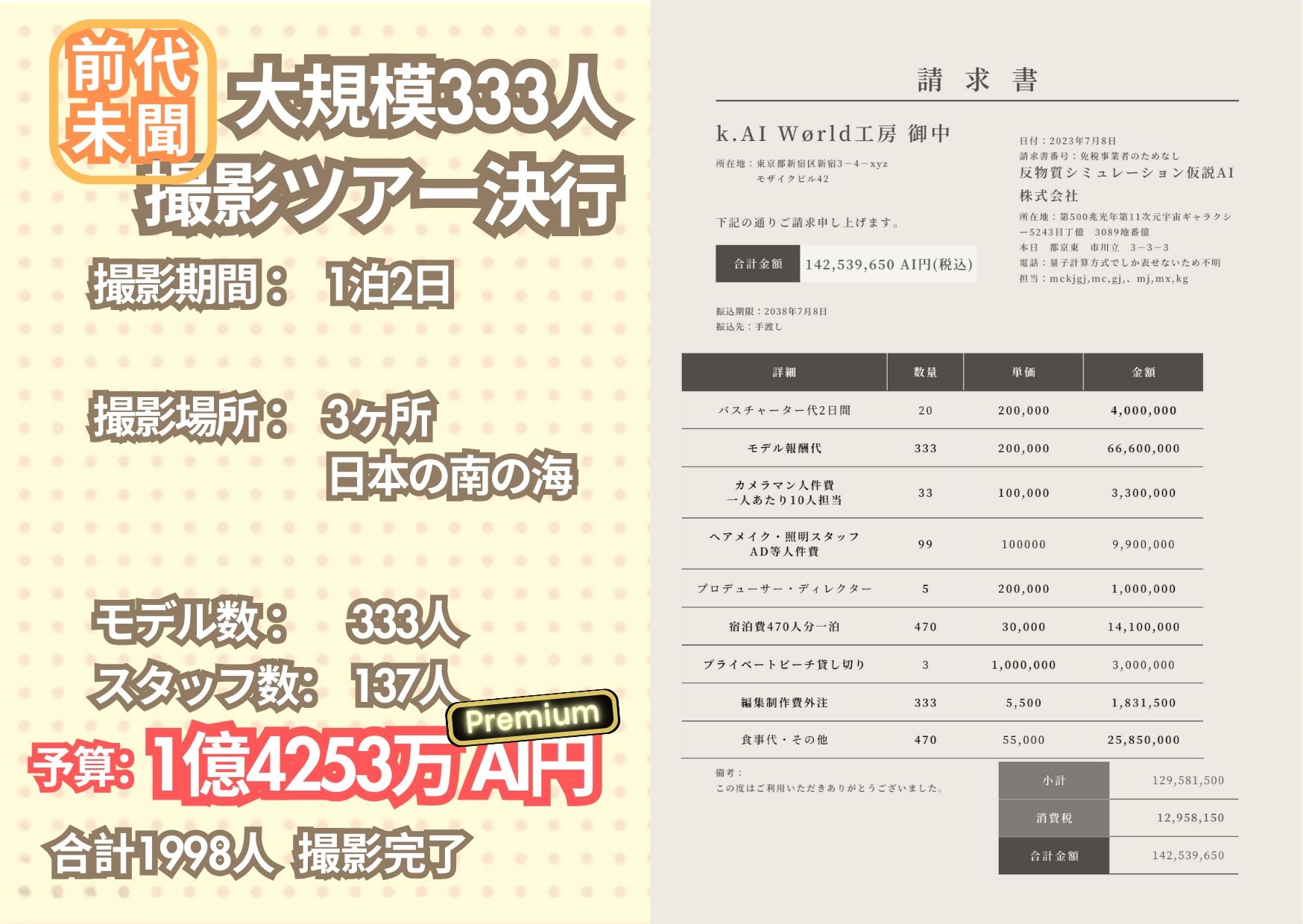 人類史上初！前代未聞の333人！大学2年全学部19歳と20歳！ 第5.3弾Premium（後編）「クラスで1番の女の子の裸だけが拝める」Xデー到来！！